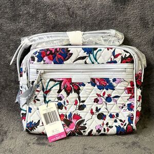 Vera Bradley White Floral Quilted Baby Bag
